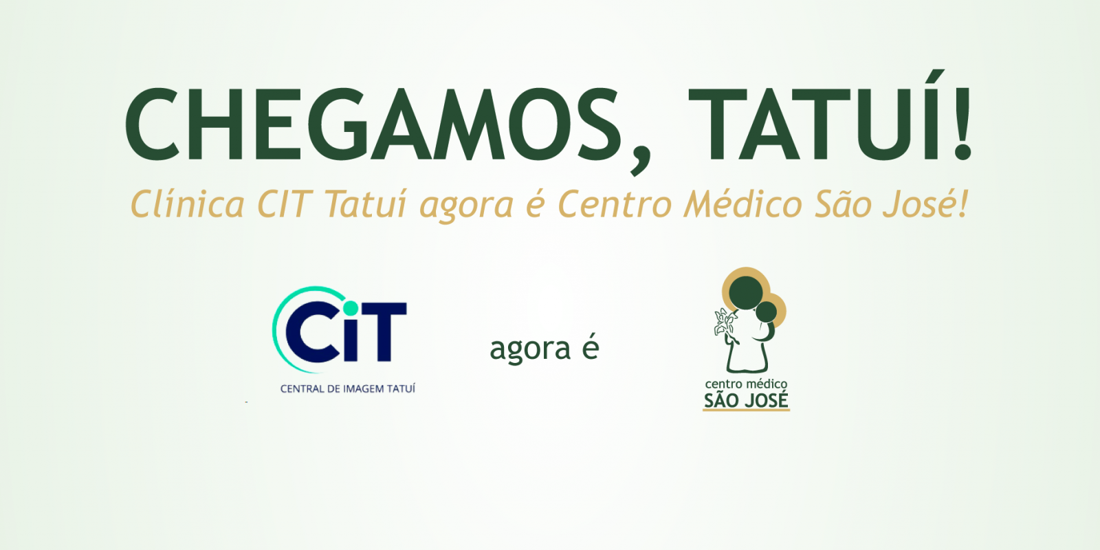 Anúncio Importante: Central de Imagem de Tatuí agora é Parte do Grupo Centro Médico São José